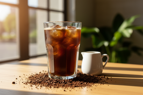 Bold, smooth, and refreshing — coffee made for ice and sunshine.


Specially crafted for cold brewing, this dark French roast is coarsely ground to unlock rich flavor without bitterness. The result is a cup that’s naturally smooth, full-bodied, and deeply satisfying — no additives, just 100% pure coffee. Roasted the same day it ships, it arrives fresh and ready to brew into the perfect cold refreshment.