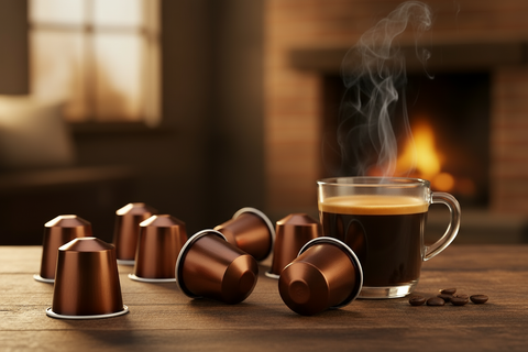 remove the box, keep the capsules and the coffee. 